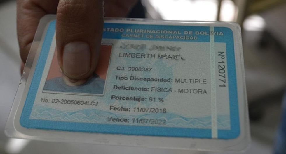 Personas con discapacidad deben renovar su carnet hasta junio 