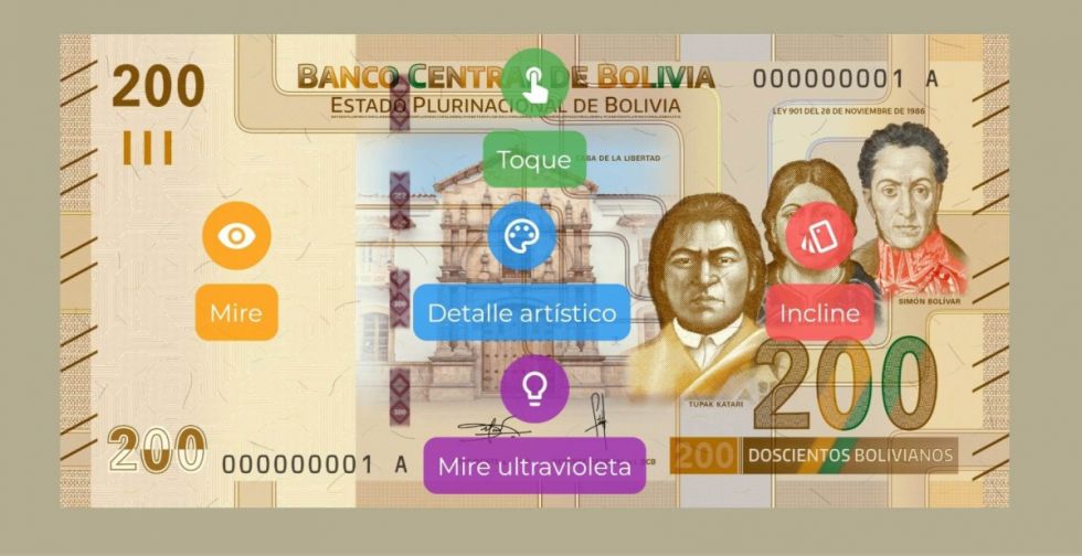 BCB recomienda tener la app “Billetes de Bolivia”