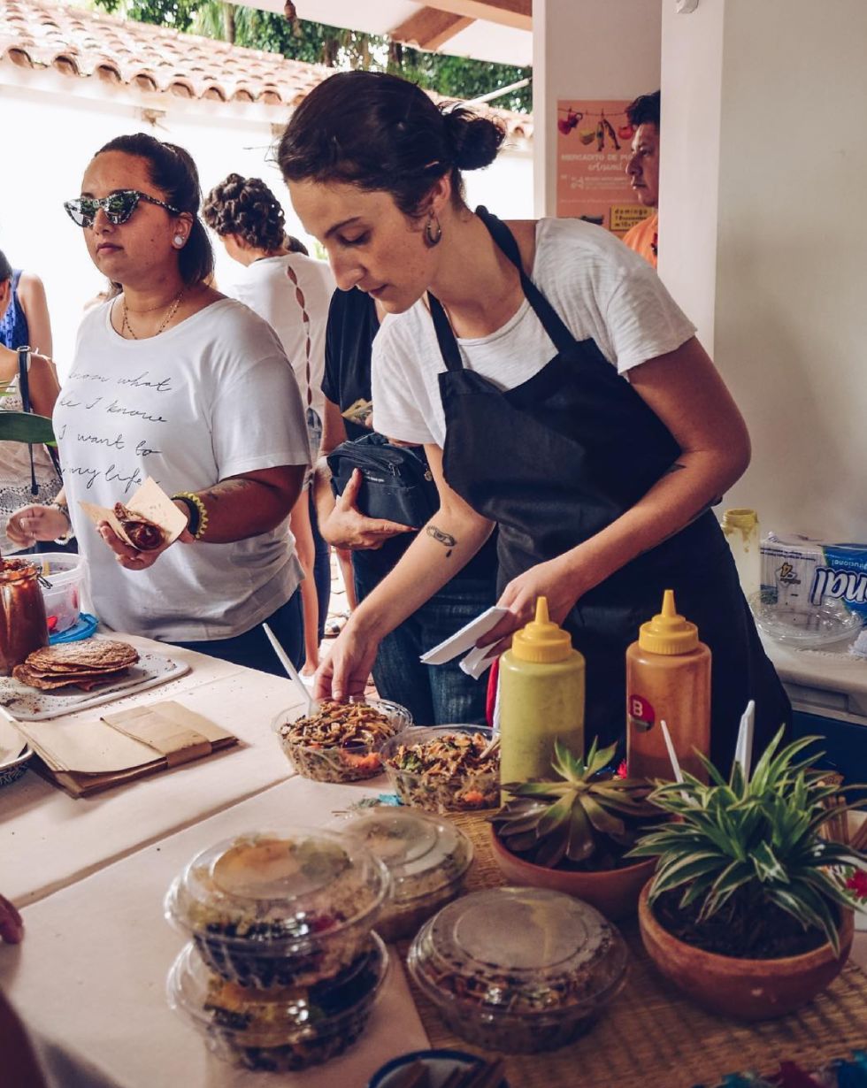 Mariana en el segundo Festival Vegano 