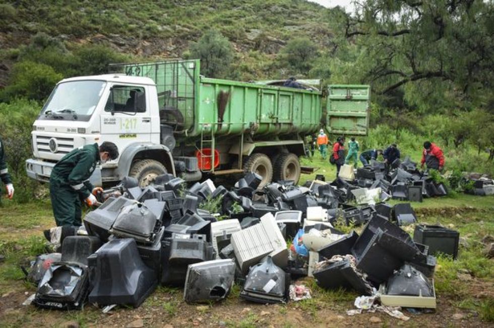 Relleno sanitario de Tarija se queda sin espacio para residuos electrónicos