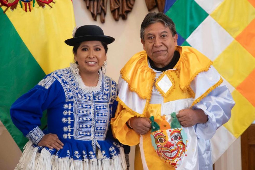 Choquehuanca y Eva Copa, de nuevo juntos por la Anata