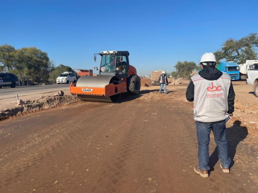 Yacuiba: Obras en la doble vía se paran en abril