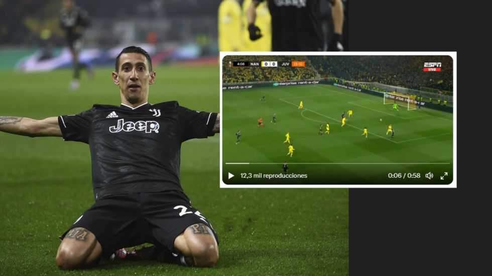 Show de Di María: Hat-trick con obra de arte en el primero (VIDEO)