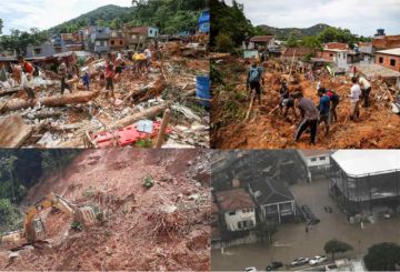 Suman 65 los muertos por lluvias en Sao Paulo