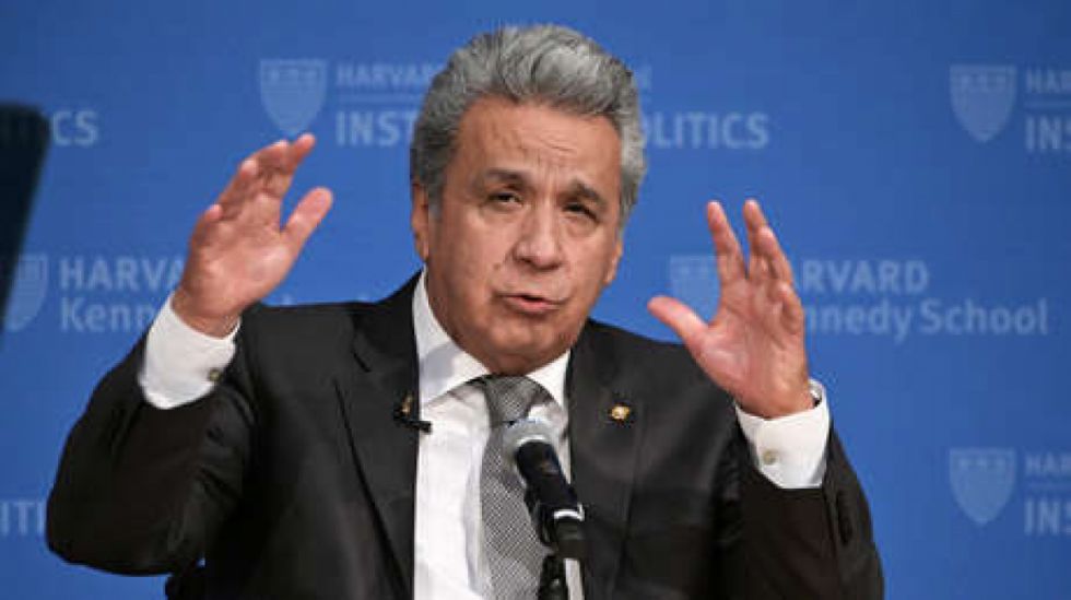 Fiscalía de Ecuador formula cargos contra Lenín Moreno y otras 36 personas en caso 'Sinohydro'