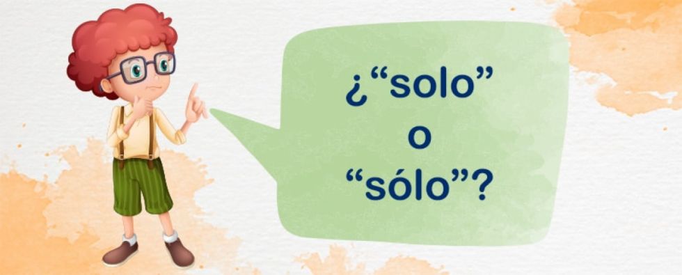 La RAE recupera la tilde para 'sólo' 13 años después
