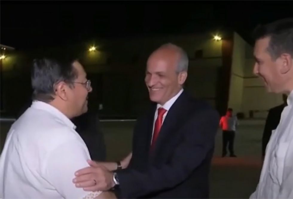 Arce y Huarachi viajaron a Venezuela para homenajear a Hugo Chávez