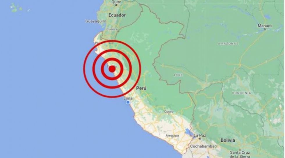 Se registra un terremoto de magnitud 5,5 en Perú