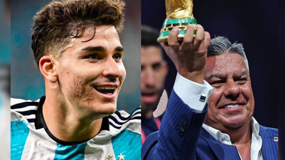 La cábala que tenía Julián con Chiqui Tapia en el Mundial 