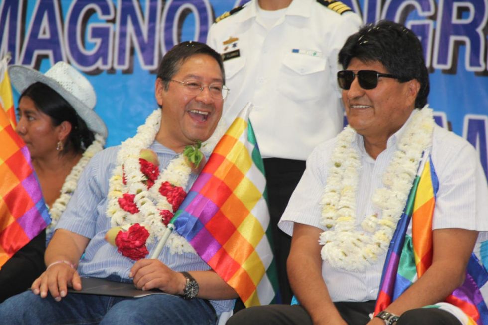 En medio de la crisis en el MAS, Morales invita a Arce y Choquehuanca al aniversario del partido