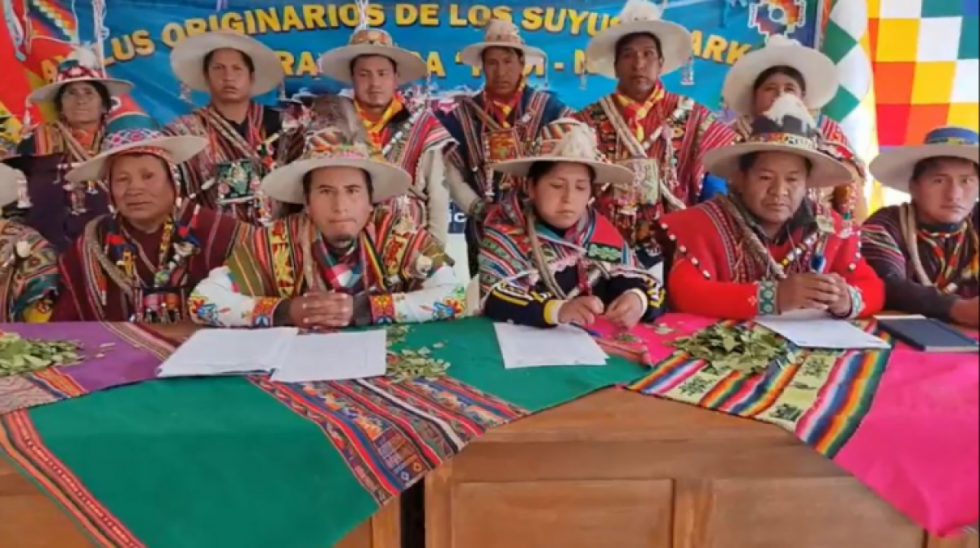 Ayllus del Norte Potosí amenazan con sumarse a las protestas si Arce no convoca al diálogo