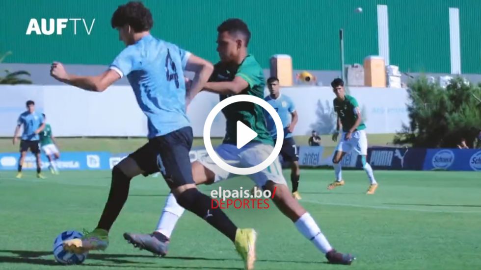 La jugada "on fire" de Moisés Paniagua en el amistoso de Bolivia frente a Uruguay 
