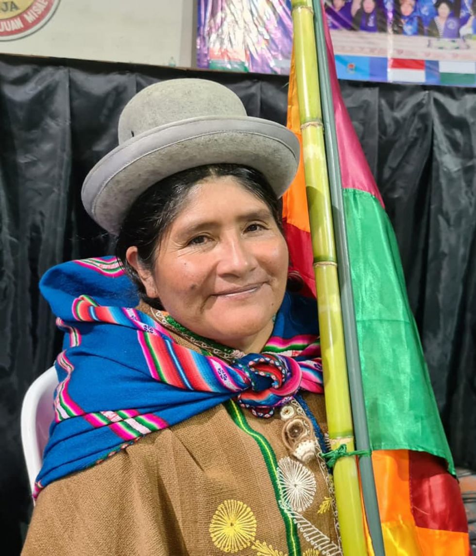 La aymara Guillermina Kuno es la nueva ejecutiva de Confederación 'Bartolina Sisa'