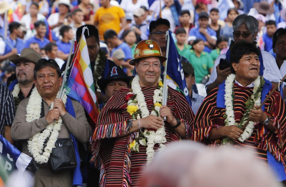 Evo y Arce, y sus dardos en el aniversario del MAS