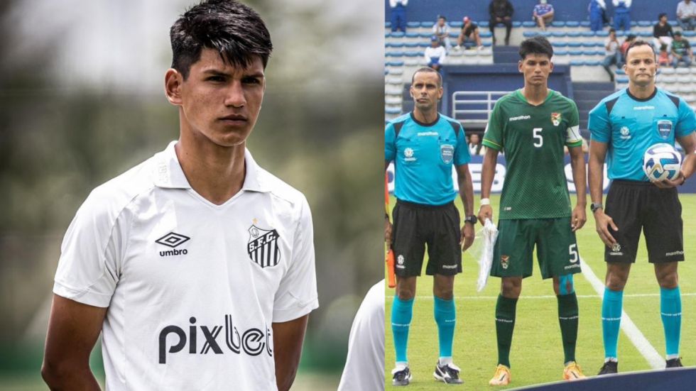 Torrez, el villamontino del Santos y capitán de la Verde Sub-17