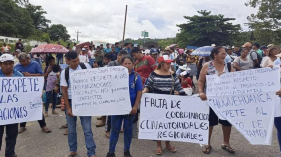Amenazan con demanda penal al senador Loza por el bloqueo a Choquehuanca en Chimoré