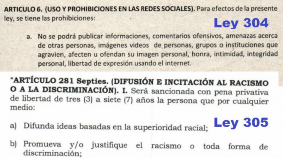 Conozca los artículos con los que podría ser encarcelado por ofender o discriminar en redes