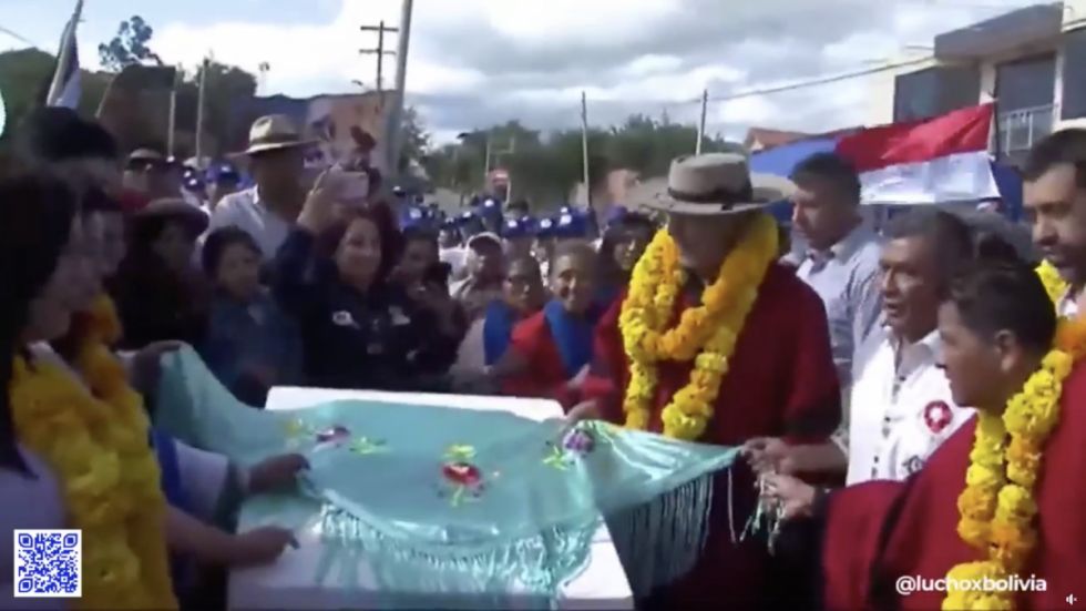 Tarija: Luis Arce inaugura drenaje pluvial en el barrio de Morros Blancos