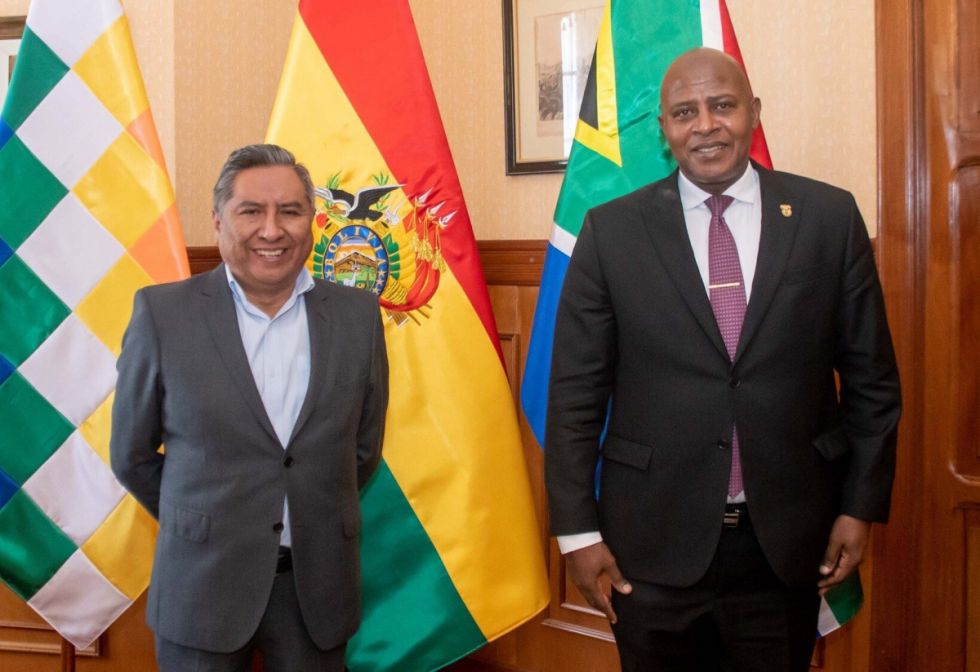 Bolivia y Sudáfrica acuerdan fortalecer relación bilateral