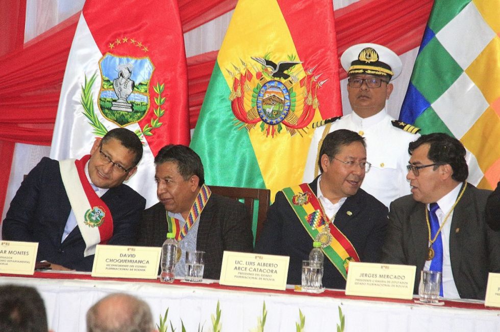 Tarija: Arce y Montes sellan un compromiso de coordinación