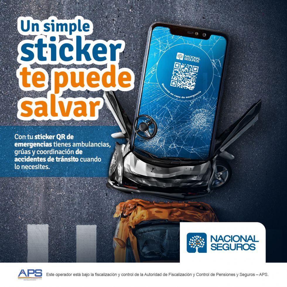 Nacional Seguros lanza “Servicio QR de Emergencia” para seguro automotor