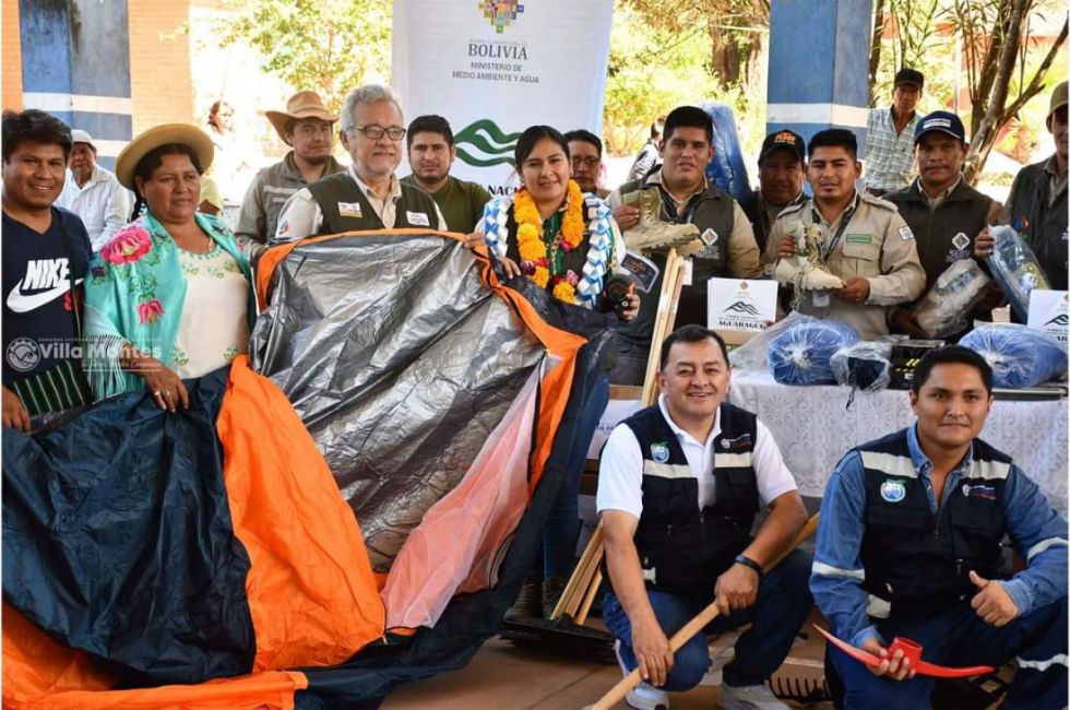 Entregan material y equipamiento en conmemoración al aniversario del Parque Nacional Aguaragüe
