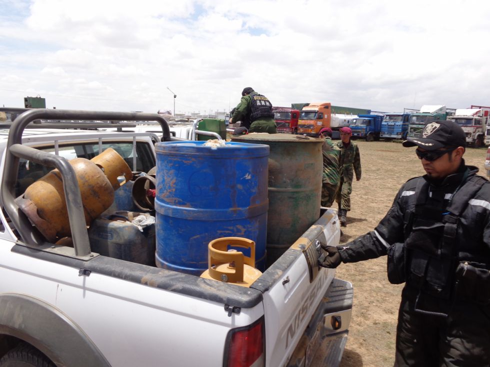 Contrabando: La ANH incauta 200.000 litros de gasolina y diésel en una semana