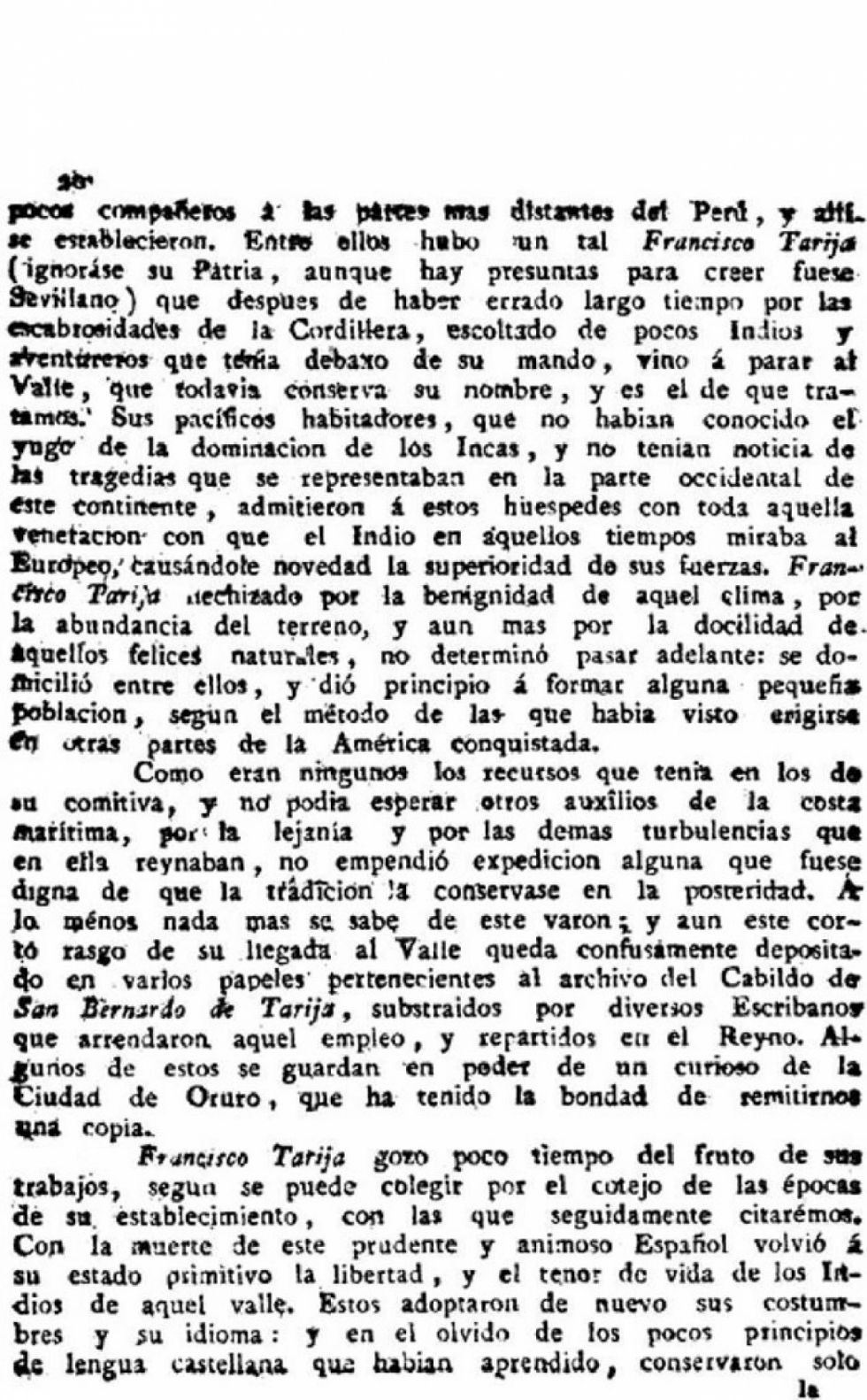 Figura No. 2. Facsimil del Mercurio Peruano de 1791.
