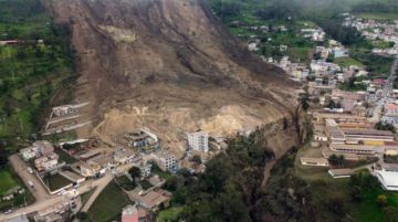 Lluvias provocan deslaves en 10 provincias de Ecuador