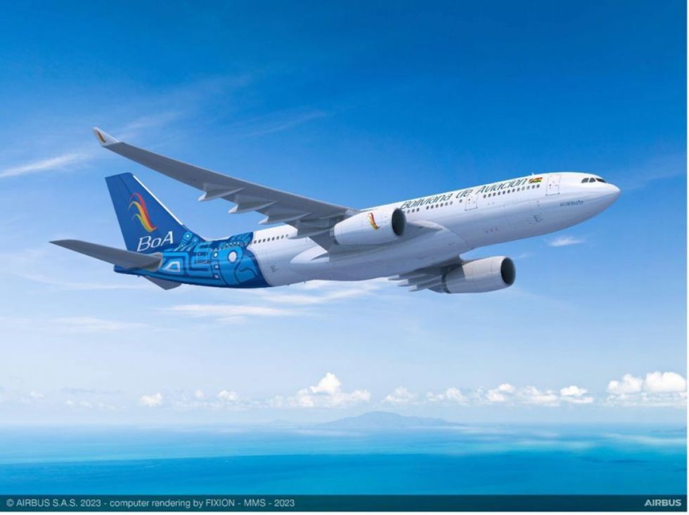 Boliviana de Aviación operará su primer A330