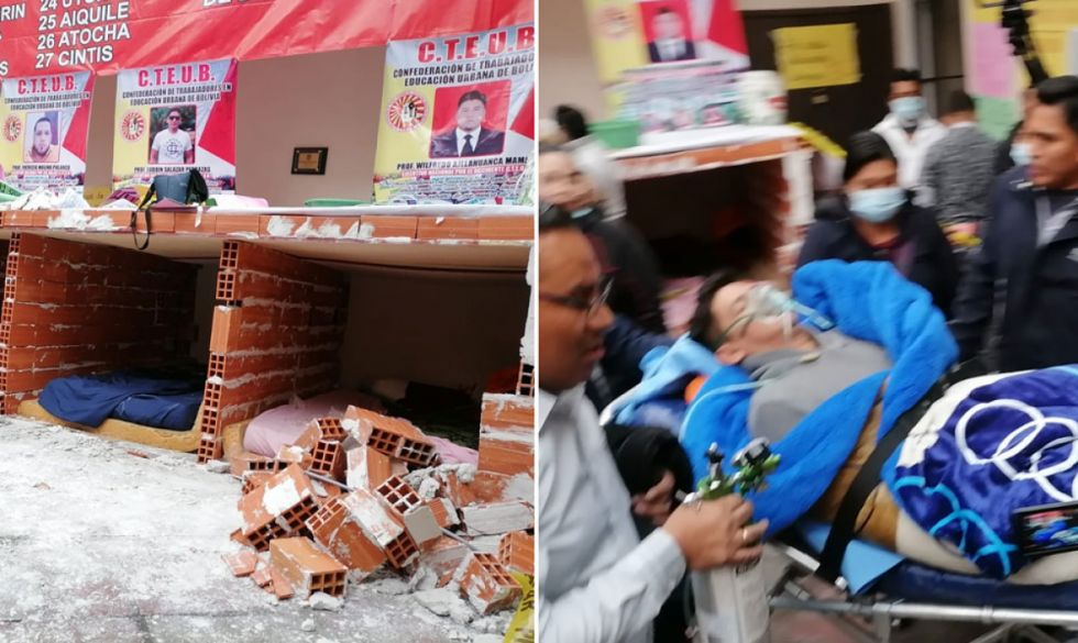 Maestros levantan tapiado y piquete de huelga