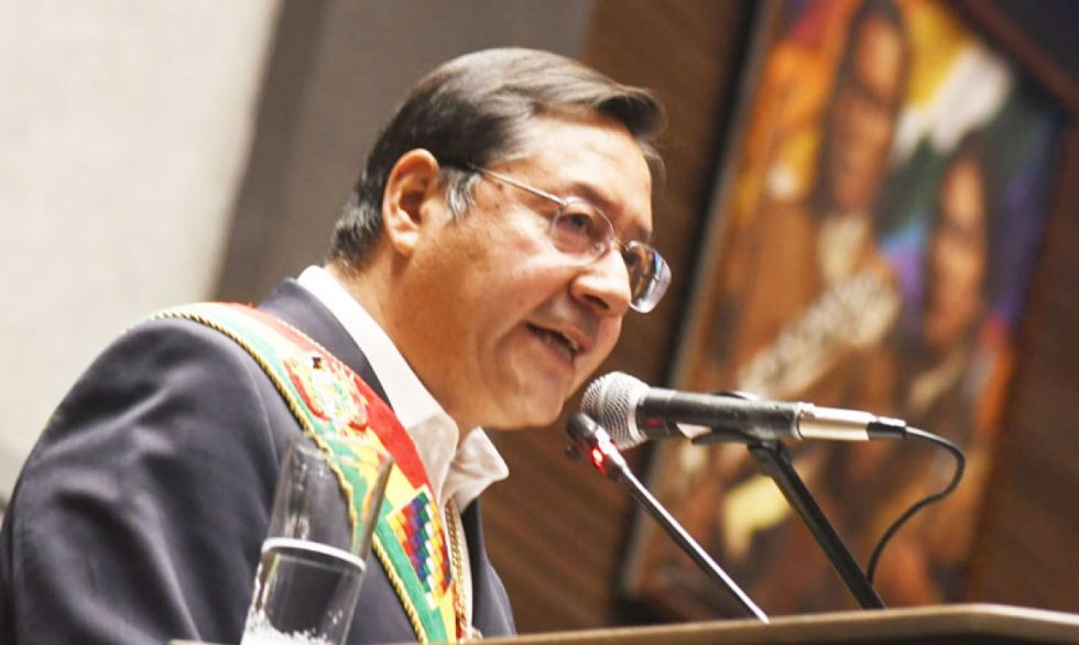Luis Arce cumple la mitad de su mandato: ‘no retrocederemos ni un paso’