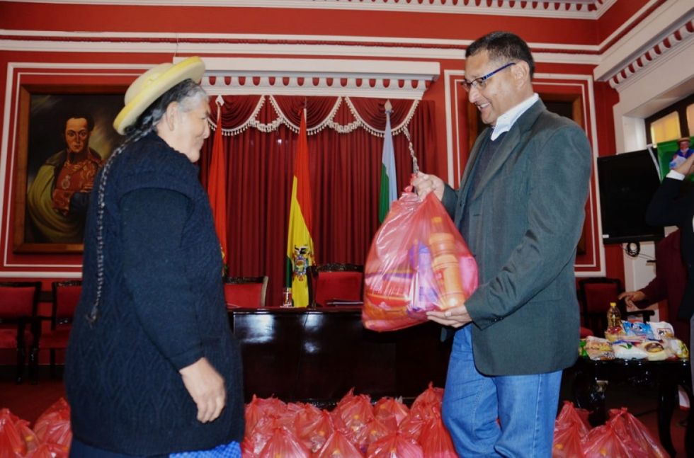 Tarija: Gobernación inició entrega de 21 mil canastas alimentarias 