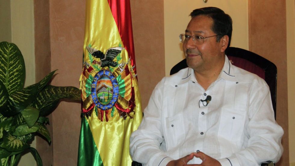 El presidente Arce se refiere a los nuevos retos del Gobierno en el tema educativo y económico