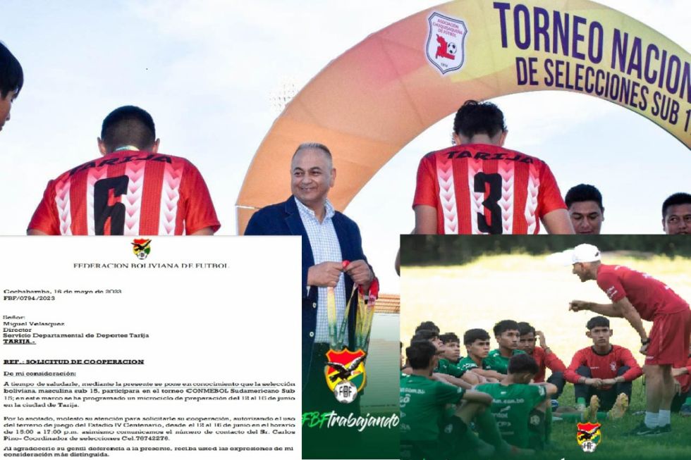 Tras la protesta te la ATF y el estallido del pueblo tarijeño:  FBF quiere realizar un microciclo de la Sub-15 en Tarija para “calmar el incendio” 