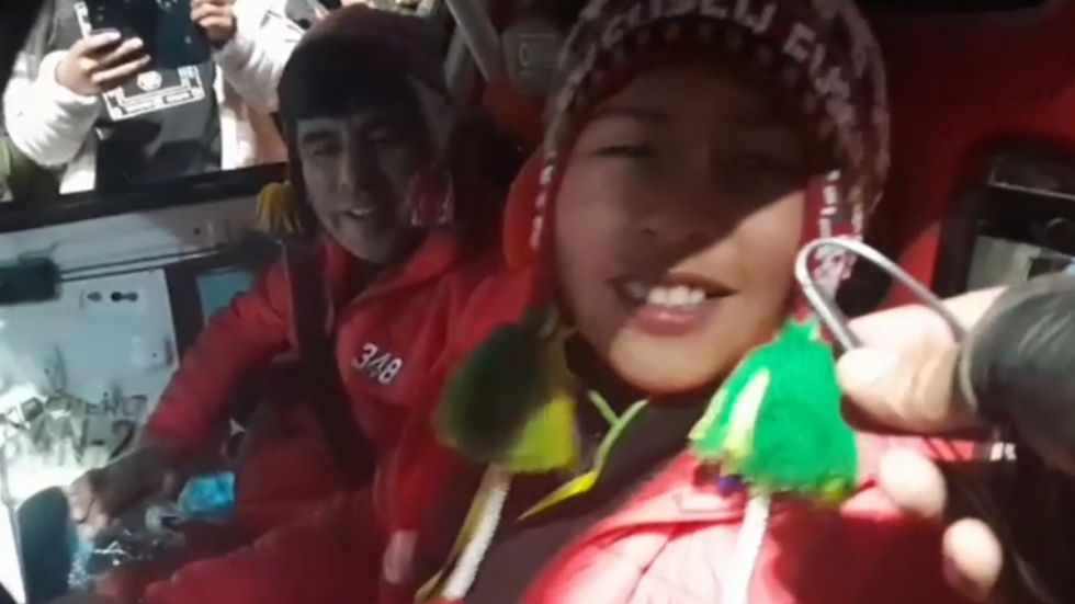 Niño de 11 años corre en el circuito Oscar Crespo