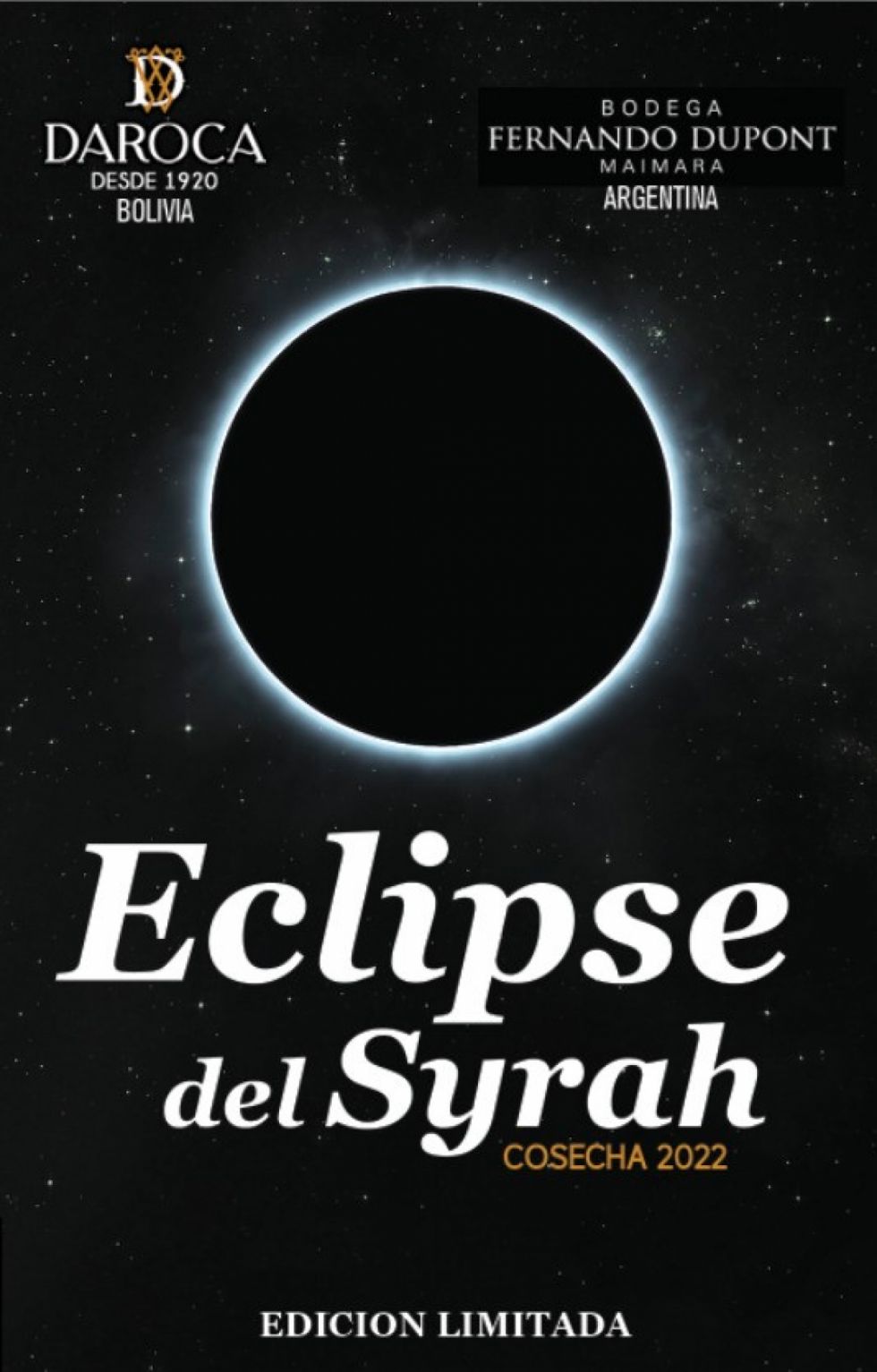 Eclipse de Syrah, "el fenómeno misterioso" de bodegas Daroca y bodegas Dupont