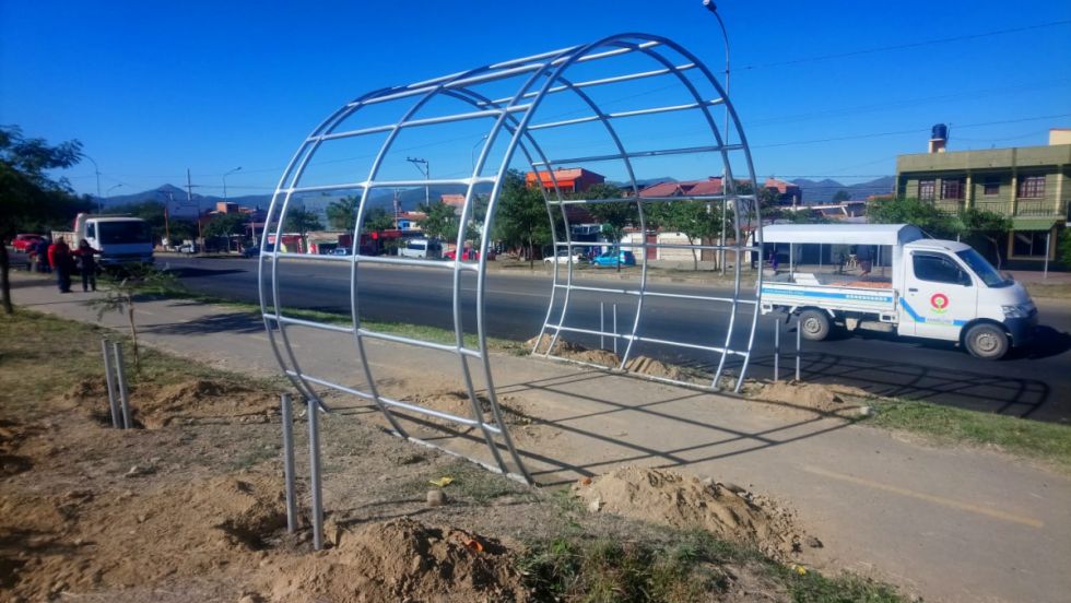 La ciclovía en la salida al Chaco tiene 80% de avance 
