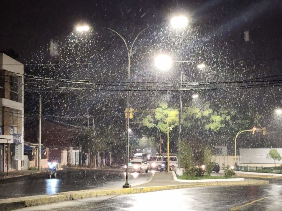 Cae nieve en Tarija 