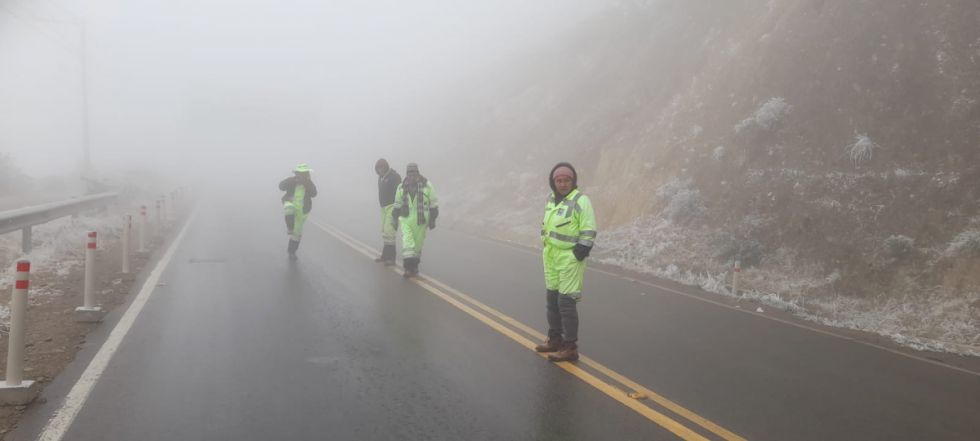 La ABC Tarija inspecciona la ruta al Norte debido al congelamiento de plataforma