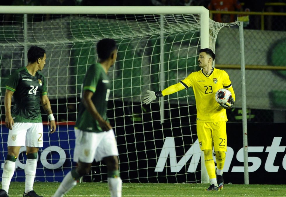  Viscarra pide pista para ser el arquero titular en la Selección Boliviana 