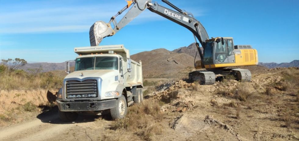 La Subgobernación realiza el mantenimiento de vías en San Lorenzo 