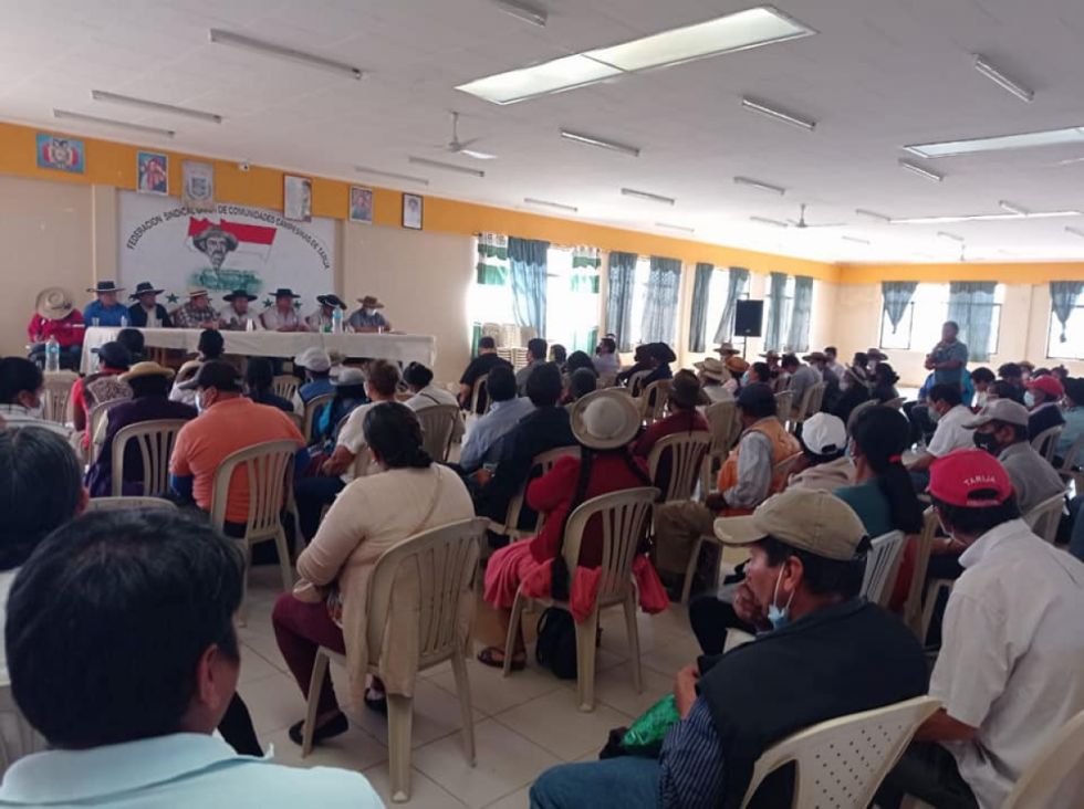Tarija: Congreso campesino inicia con siete mesas de trabajo 