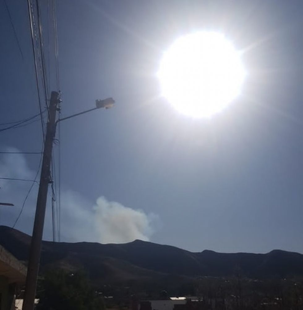 Comunarios reportan incendio en el Rincón de la Victoria 