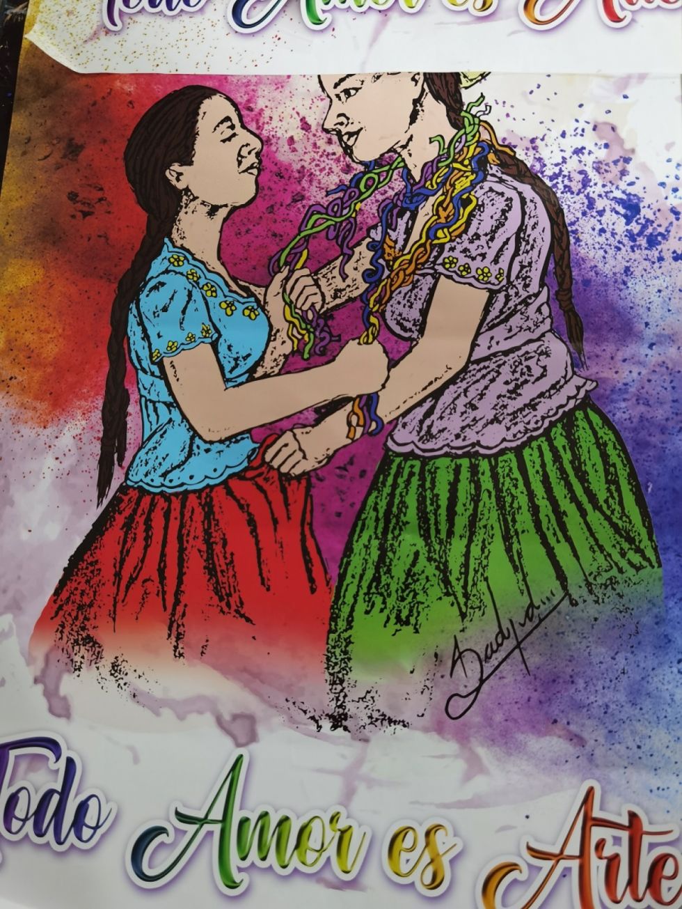 Todo amor es arte, comadres.