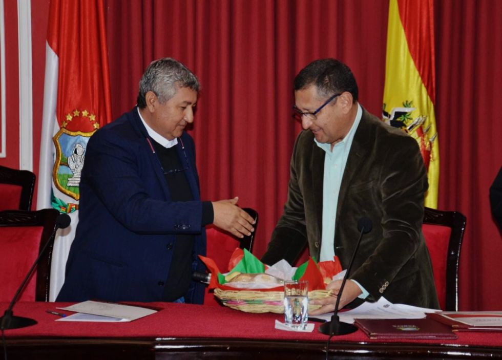 Montes y Guerrero acuerdan concluir 11 obras en Padcaya