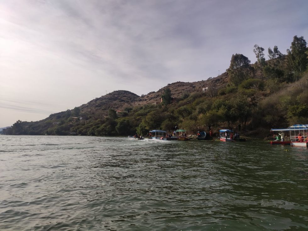 Bomberos buscan a persona desaparecida en el Lago San Jacinto de Tarija