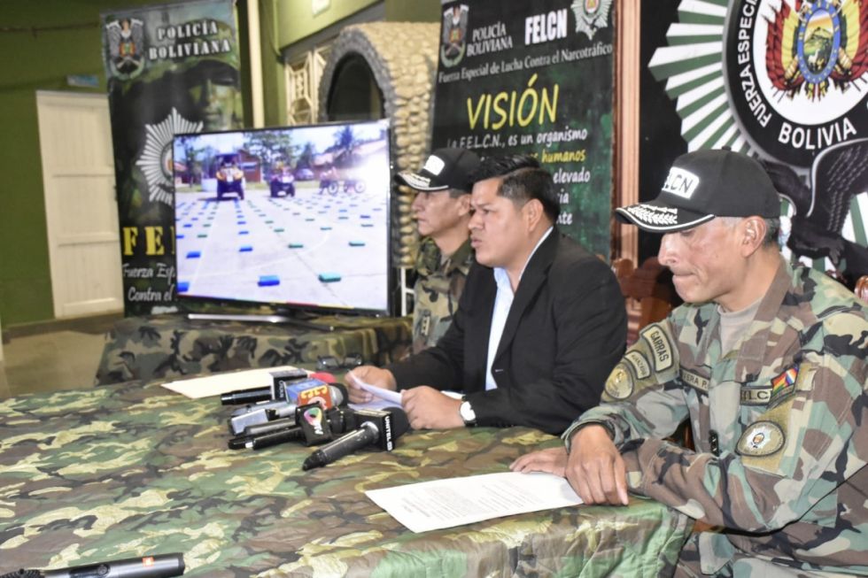 Bolivia: secuestran 12,09 toneladas de cocaína