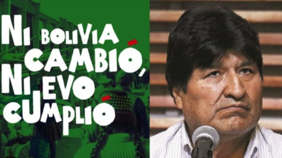 Evo reconoce que algunas empresas que se adjudicaron en el “Bolivia Cambia” no tenían ni carretilla