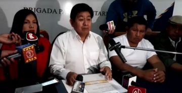 Ministro Montaño cuestiona convocatoria a movilizaciones en el Chaco